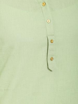 solid straight kurta - 16287722 - Standard Image - 5