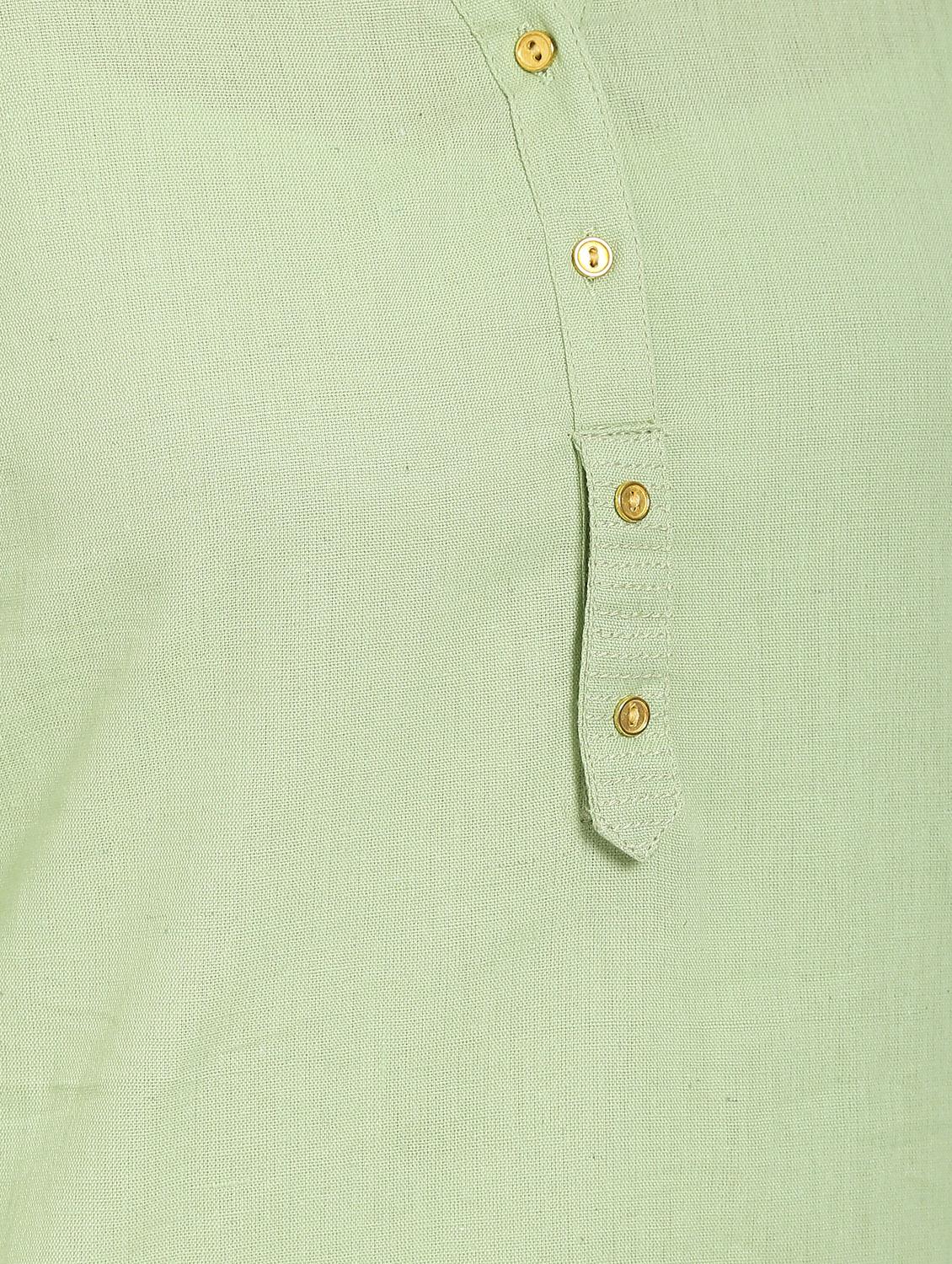 solid straight kurta - 16287722 - Zoom Image - 5