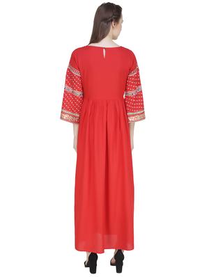 embellished fit & flare gown - 16287753 - Standard Image - 2