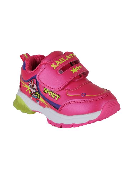 pink leatherette sport shoes - 16287788 - Standard Image - 1