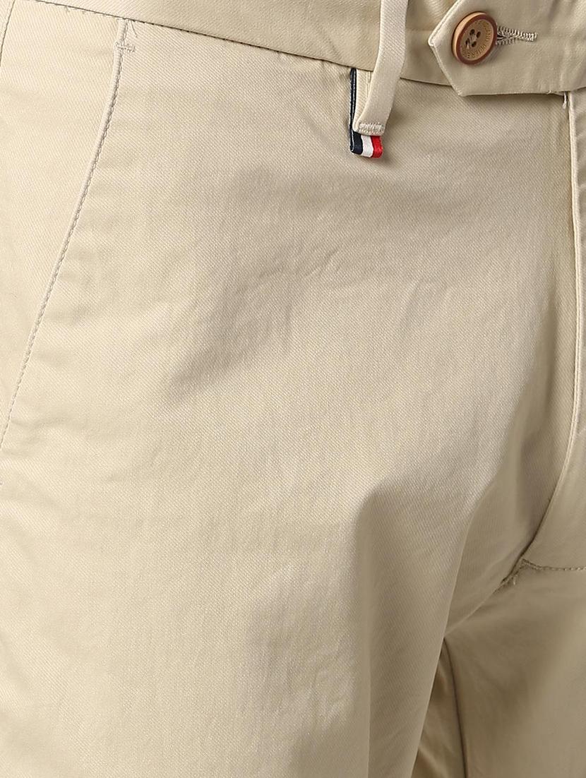 beige solid chinos - 16289272 - Zoom Image - 5