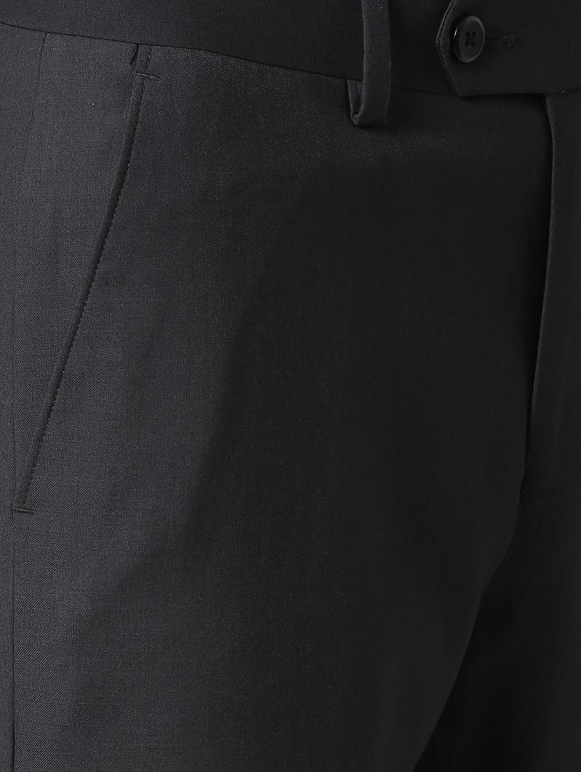 navy blue flat front formal trouser - 16289282 - Zoom Image - 5