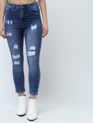 high rise stone washed jeans - 16289701 - Standard Image - 2