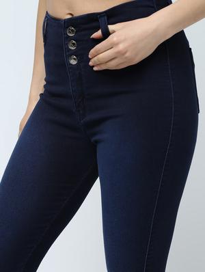 high rise stone washed jeans - 16289705 - Standard Image - 5