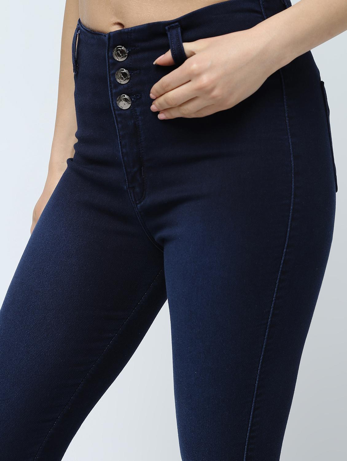 high rise stone washed jeans - 16289705 - Zoom Image - 5