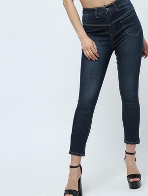 high rise stone washed jeans - 16289706 - Standard Image - 2