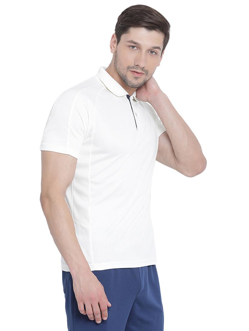 white polyester raglan t-shirt - 16289761 - Zoom Image - 2