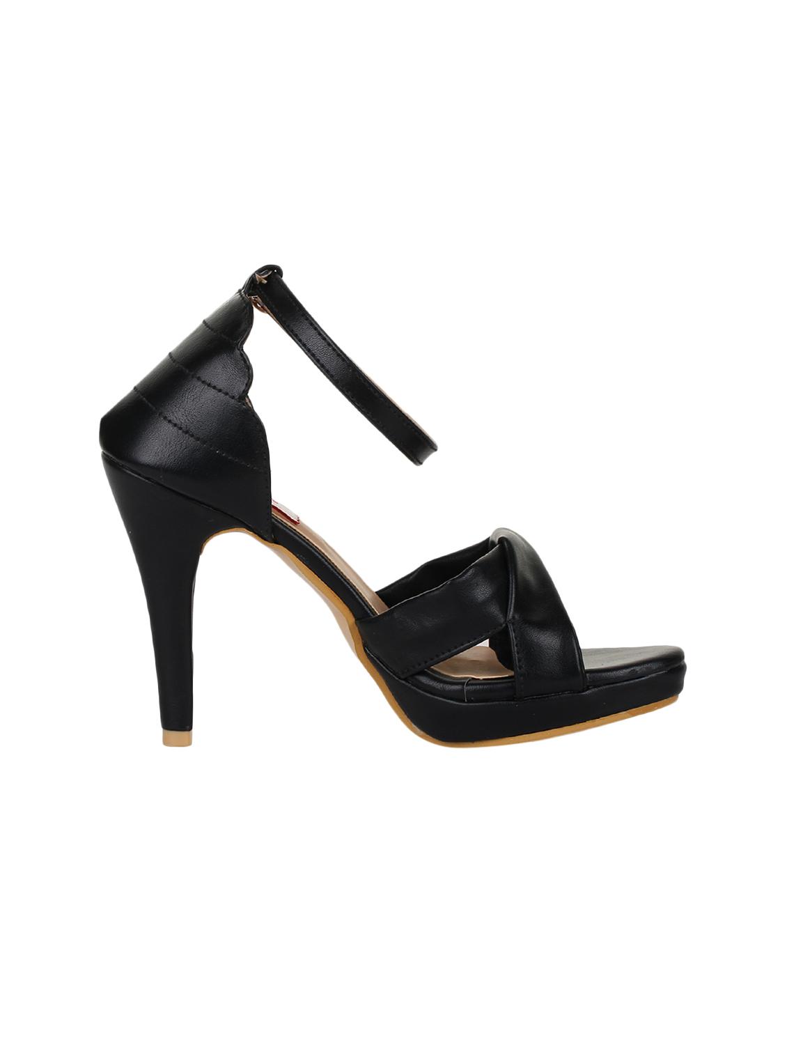 black ankle strap sandals - 16290049 - Zoom Image - 2
