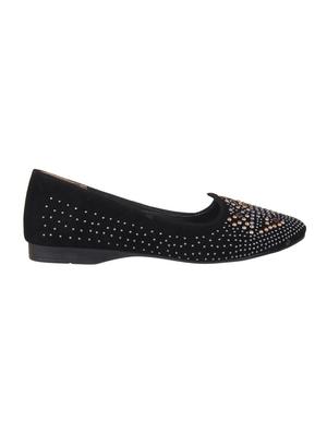 black slip on ballerinas - 16290274 - Standard Image - 2