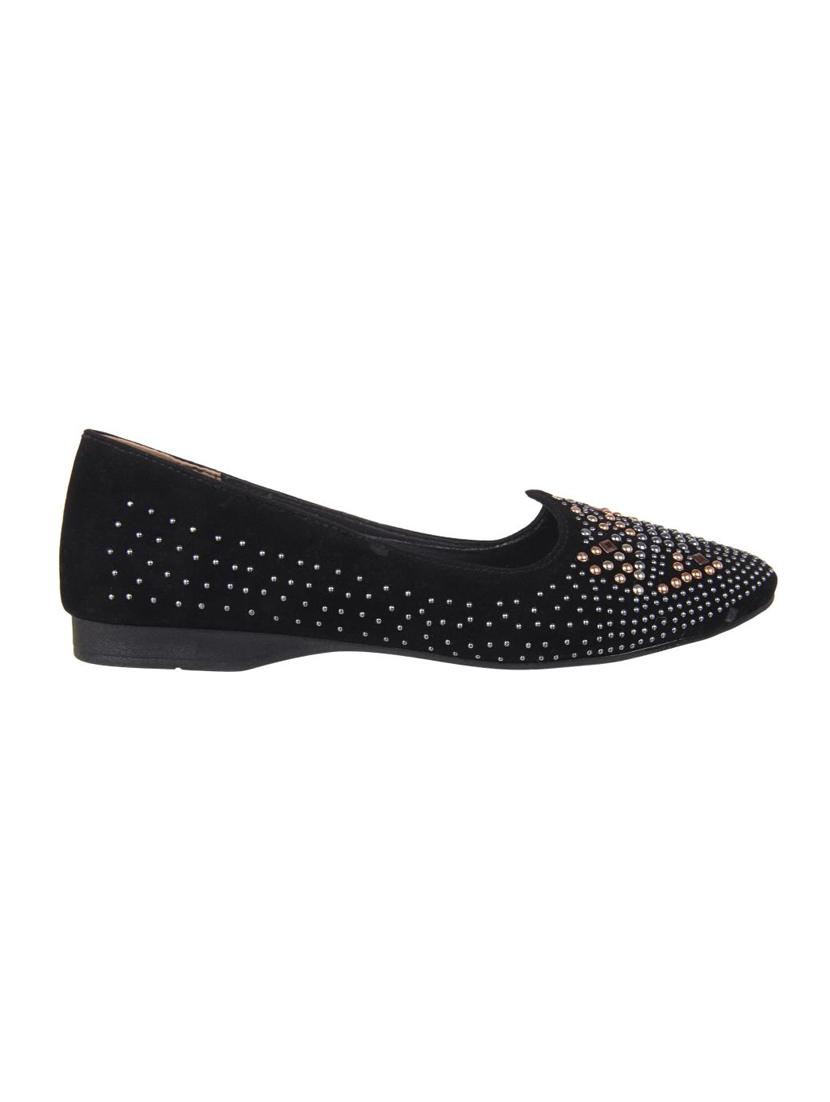 black slip on ballerinas - 16290274 - Zoom Image - 2