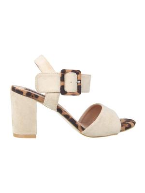 beige back strap sandals - 16290305 - Standard Image - 2