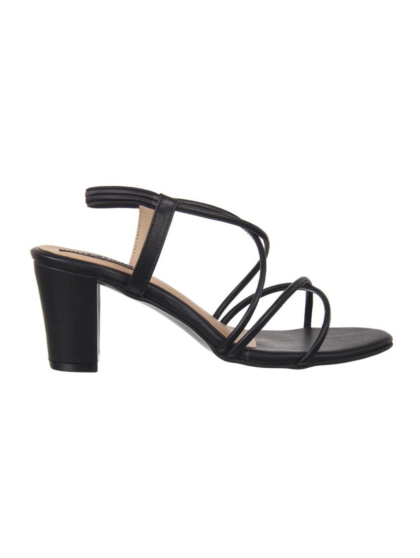 black ankle strap sandals - 16290314 - Zoom Image - 2