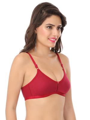 bow patch solid bra - 16291480 - Standard Image - 2