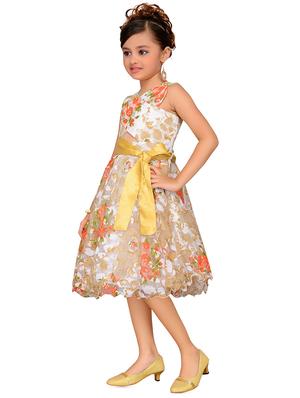 v neck floral printed frock - 16291905 - Standard Image - 2