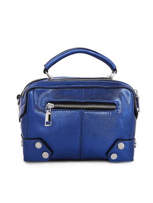 blue leatherette (pu) regular sling bag - 16292256 - Standard Image - 2