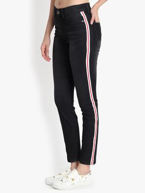 side tapped stone wash jeans - 16293243 - Standard Image - 2