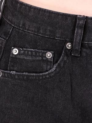 turn up hem denim shorts - 16293431 - Standard Image - 5