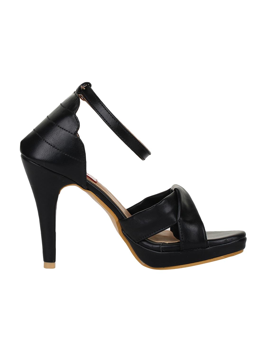 black ankle strap sandals - 16293555 - Zoom Image - 2