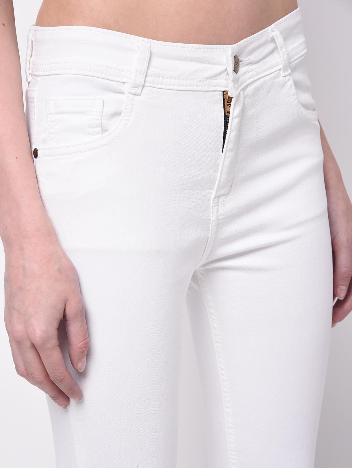 frayed hem skinny fit jeans - 16293599 - Zoom Image - 5