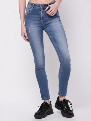 stone washed solid jeans - 16293611 - Standard Image - 2