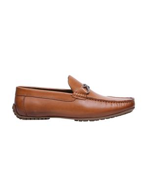 tan leather slip on loafers - 16293630 - Standard Image - 2