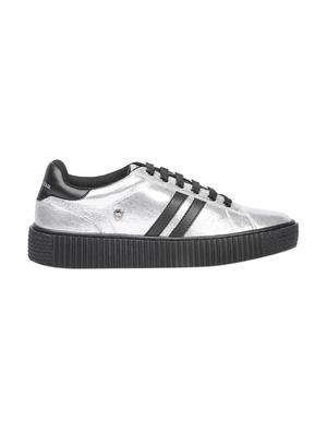 silver lace-up sneakers - 16294148 - Standard Image - 2