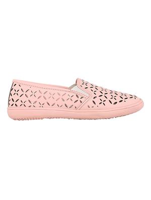 pink synthetic laceup casual shoes - 16294194 - Standard Image - 2