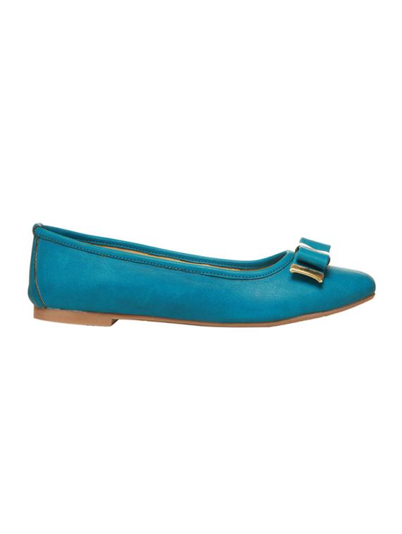 blue slip on ballerinas - 16294403 - Zoom Image - 2