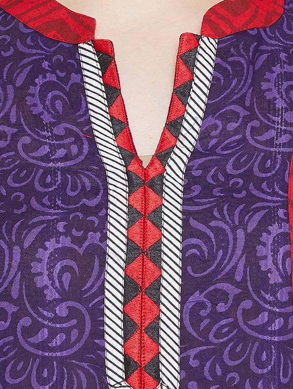 ethnic motifs printed straight kurta - 16295692 - Zoom Image - 5