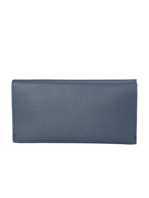 blue leatherette (pu) regular clutch - 16295782 - Standard Image - 2
