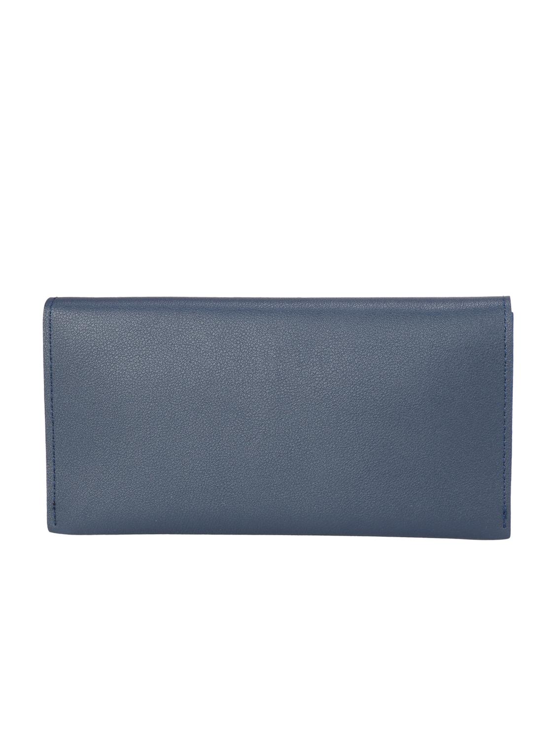 blue leatherette (pu) regular clutch - 16295782 - Zoom Image - 2