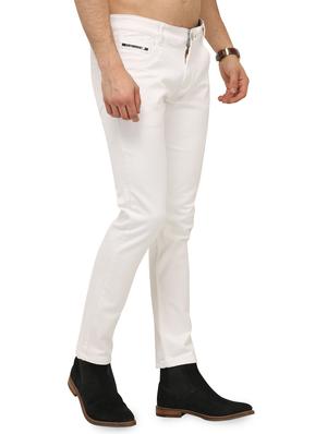 white denim plain jeans - 16295903 - Standard Image - 2