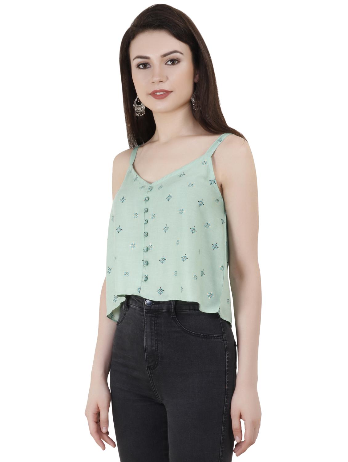 button up cami top - 16297104 - Zoom Image - 2