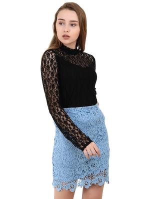 key hole back laced top - 16298281 - Standard Image - 2