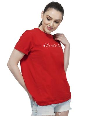 crew neck letter print tee - 16298896 - Standard Image - 2