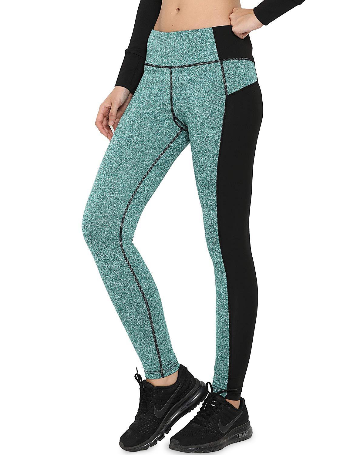 stitch detail color block yoga pant - 16298983 - Zoom Image - 2