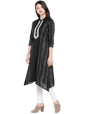 printed a-line kurta - 16299178 - Standard Image - 2