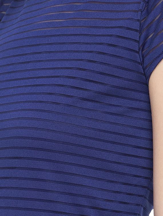 criss cross detail peplum top - 16299268 - Zoom Image - 5