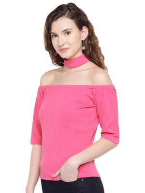 choker neck solid top - 16299281 - Standard Image - 2