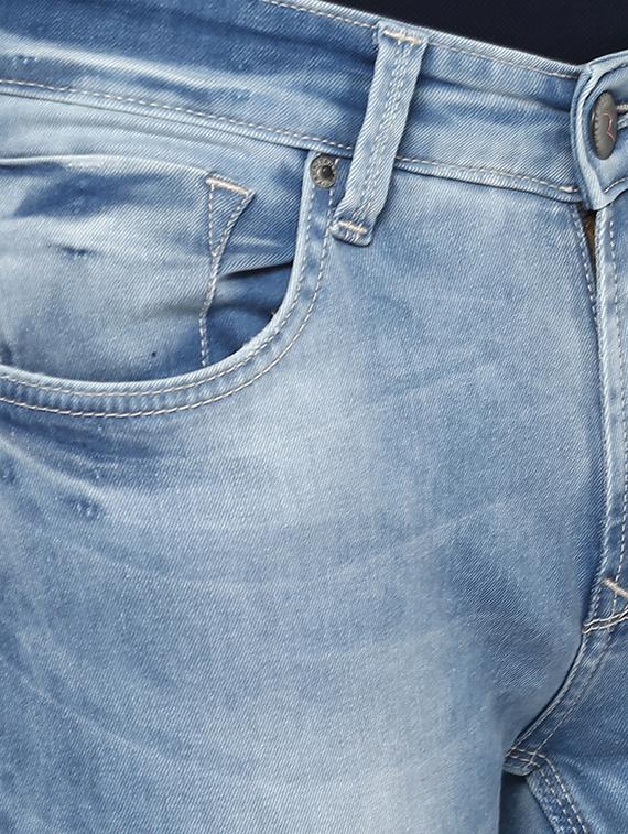 blue light washed jeans - 16300208 - Zoom Image - 5