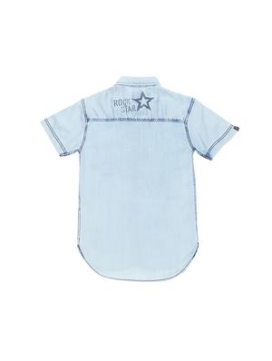 blue denim shirt - 16300665 - Standard Image - 2