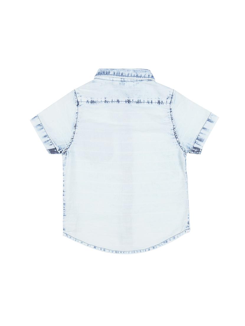 short sleeved washed shirt - 16300690 - Zoom Image - 2