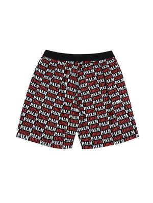 black cotton printed shorts - 16300738 - Standard Image - 2