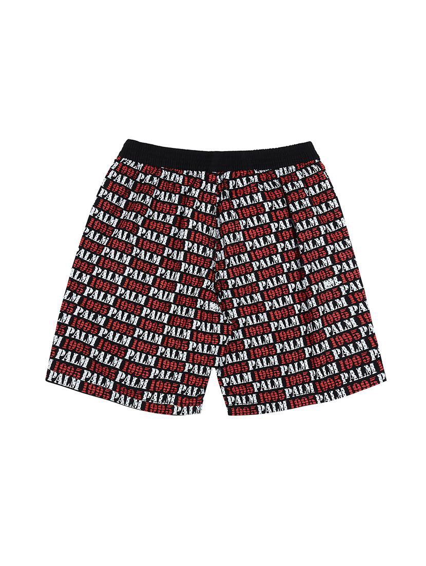 black cotton printed shorts - 16300738 - Zoom Image - 2