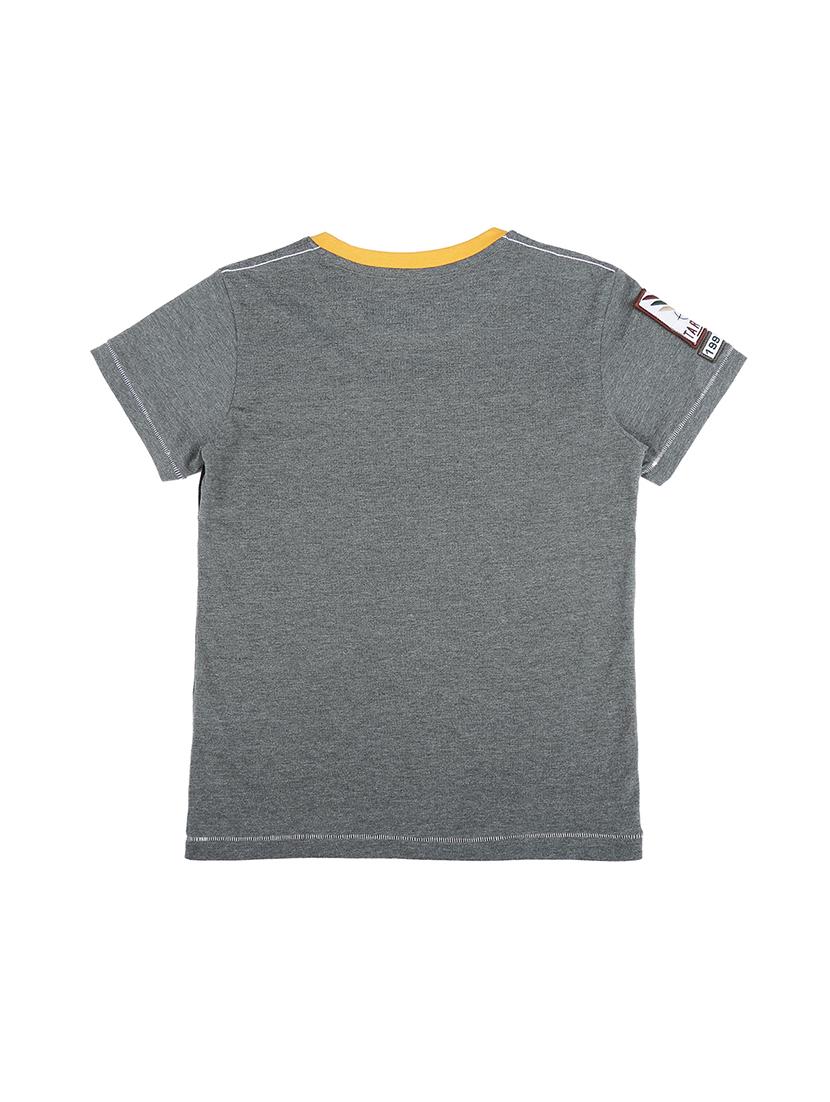grey cotton blend camouflage t-shirt - 16300851 - Zoom Image - 2