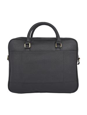black leatherette (pu) laptop bag - 16301246 - Standard Image - 2
