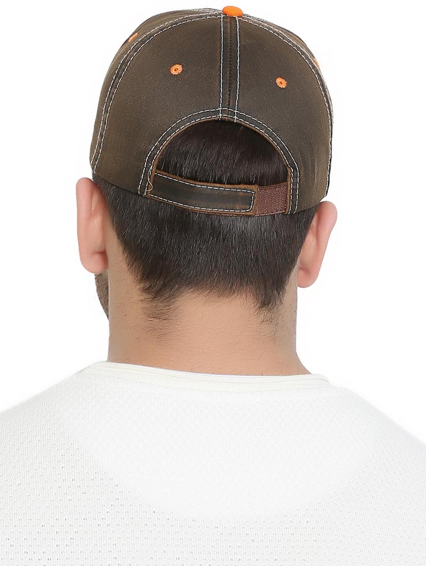 brown cotton cap - 16301445 - Zoom Image - 2