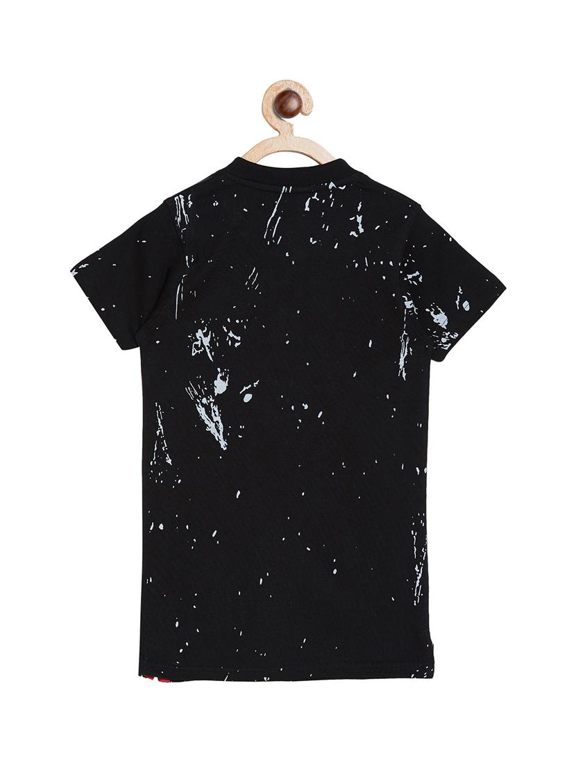 henley neck graphic t-shirt - 16301531 - Zoom Image - 2