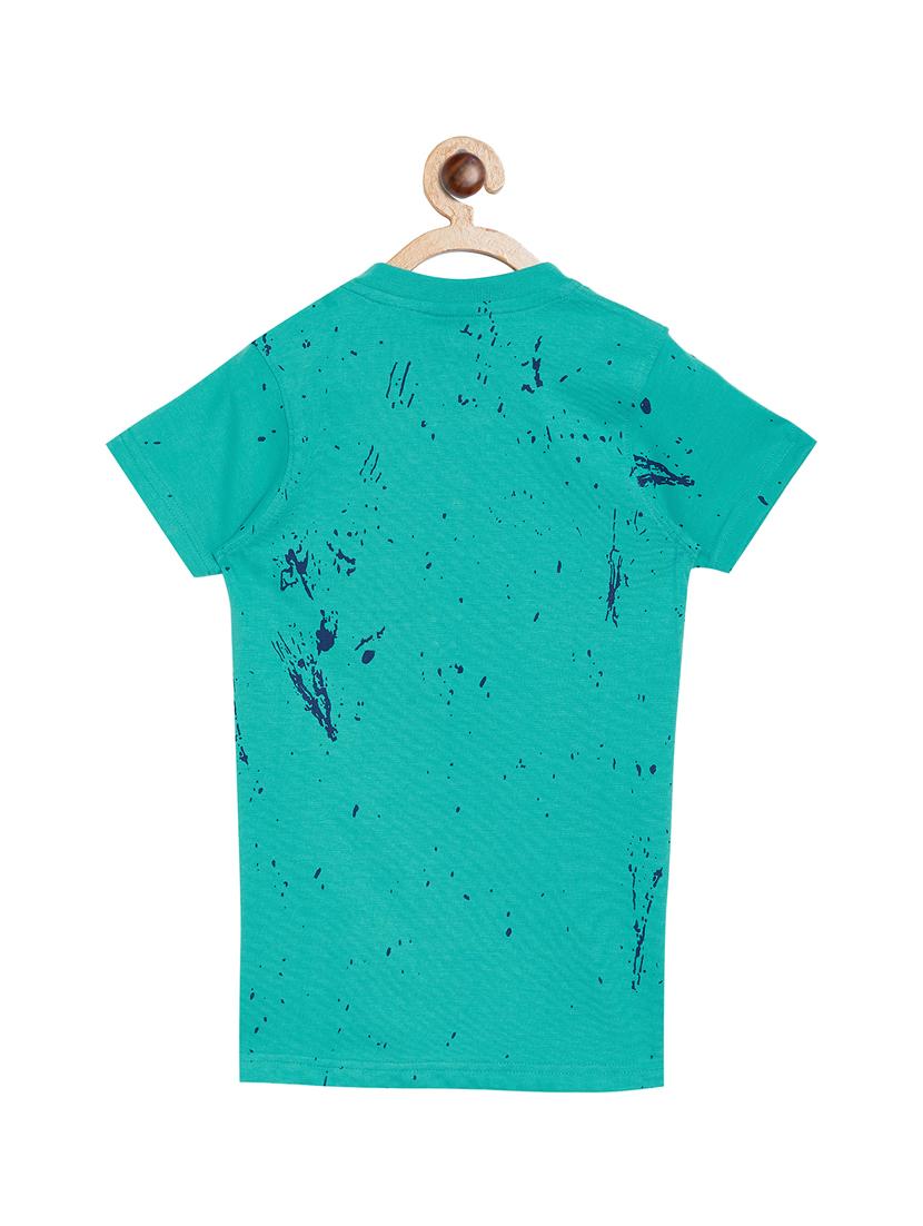 henley neck graphic t-shirt - 16301532 - Zoom Image - 2