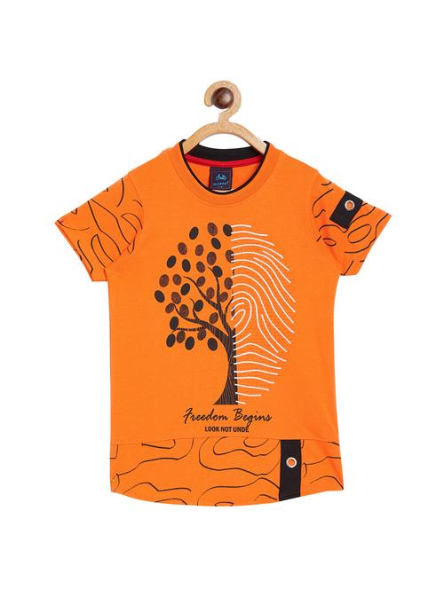 round neck graphic t-shirt - 16301534 - Standard Image - 1